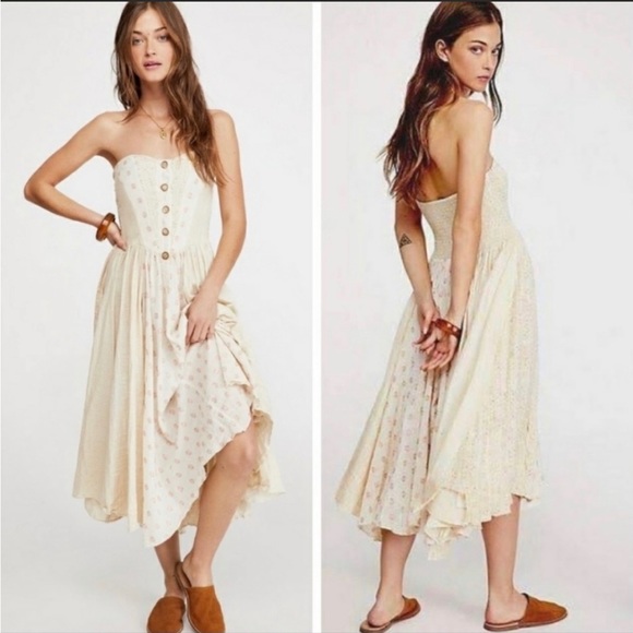 Free People Amanda Strapless Dress - Picture 3 of 5